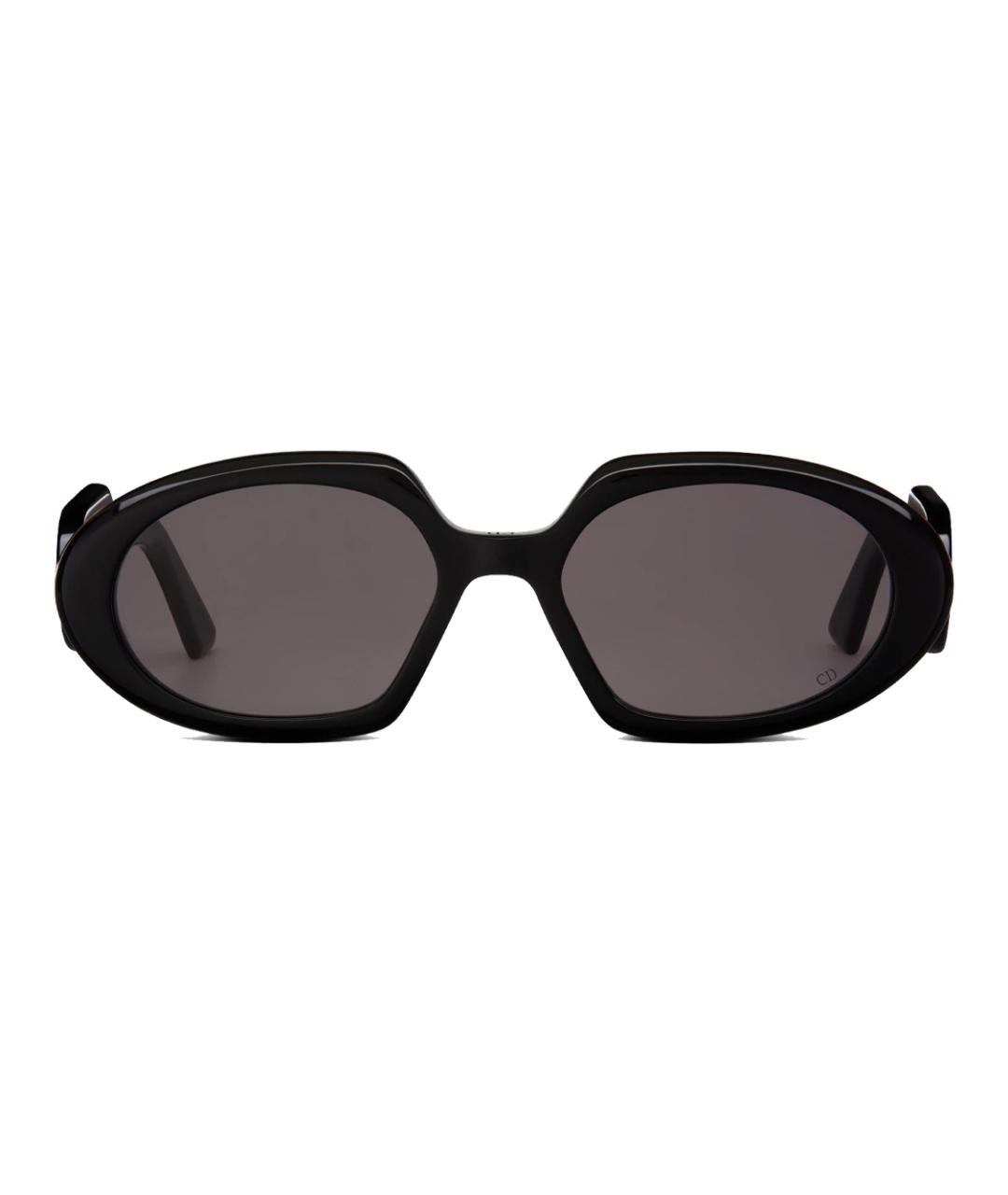 CHRISTIAN DIOR Черные пластиковые солнцезащитные очки, фото 2
