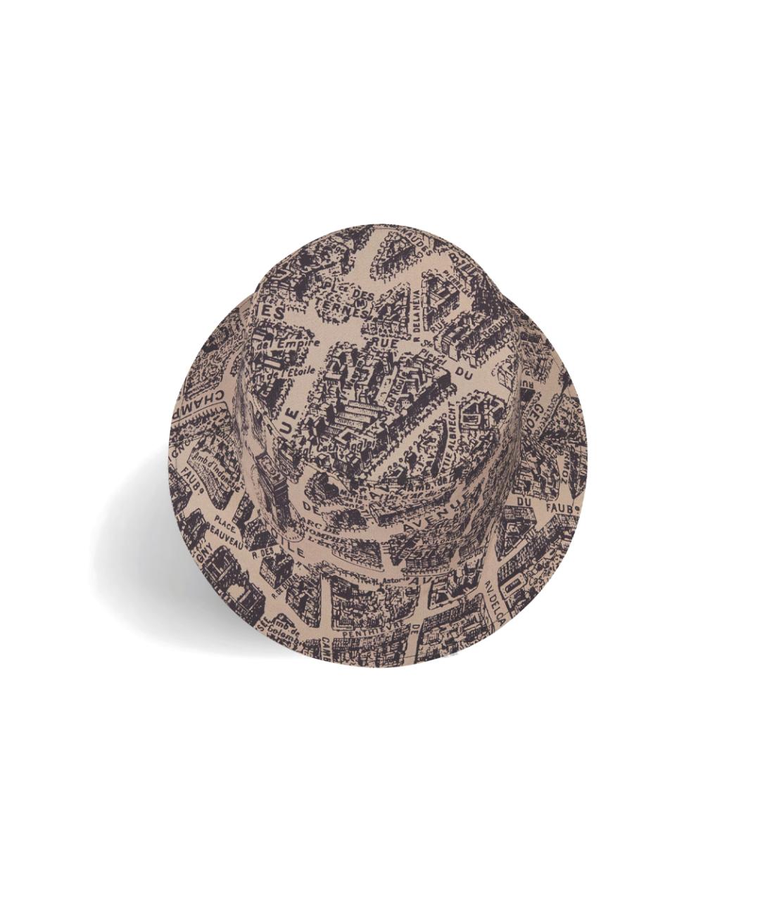 CHRISTIAN DIOR Коричневая хлопковая панама, фото 4