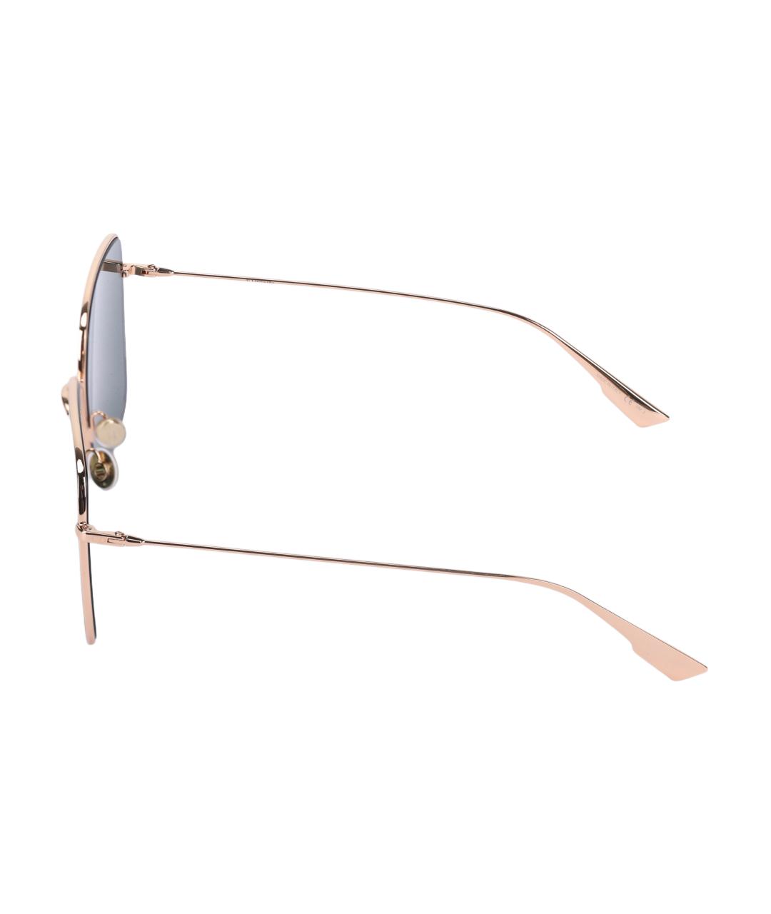 CHRISTIAN DIOR Зеленые металлические солнцезащитные очки, фото 2