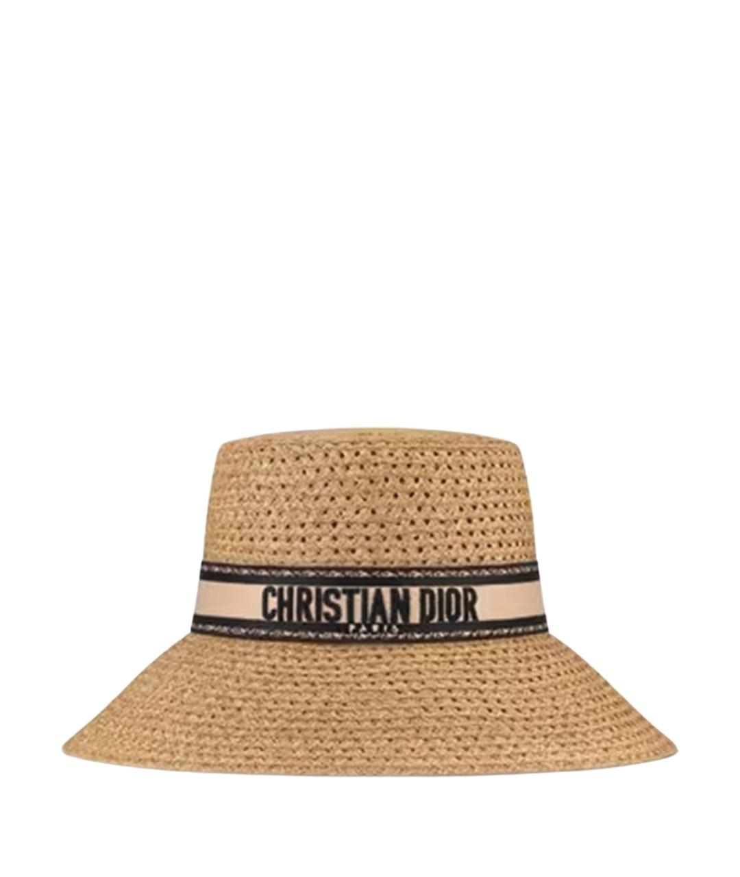CHRISTIAN DIOR Коричневая шляпа, фото 1