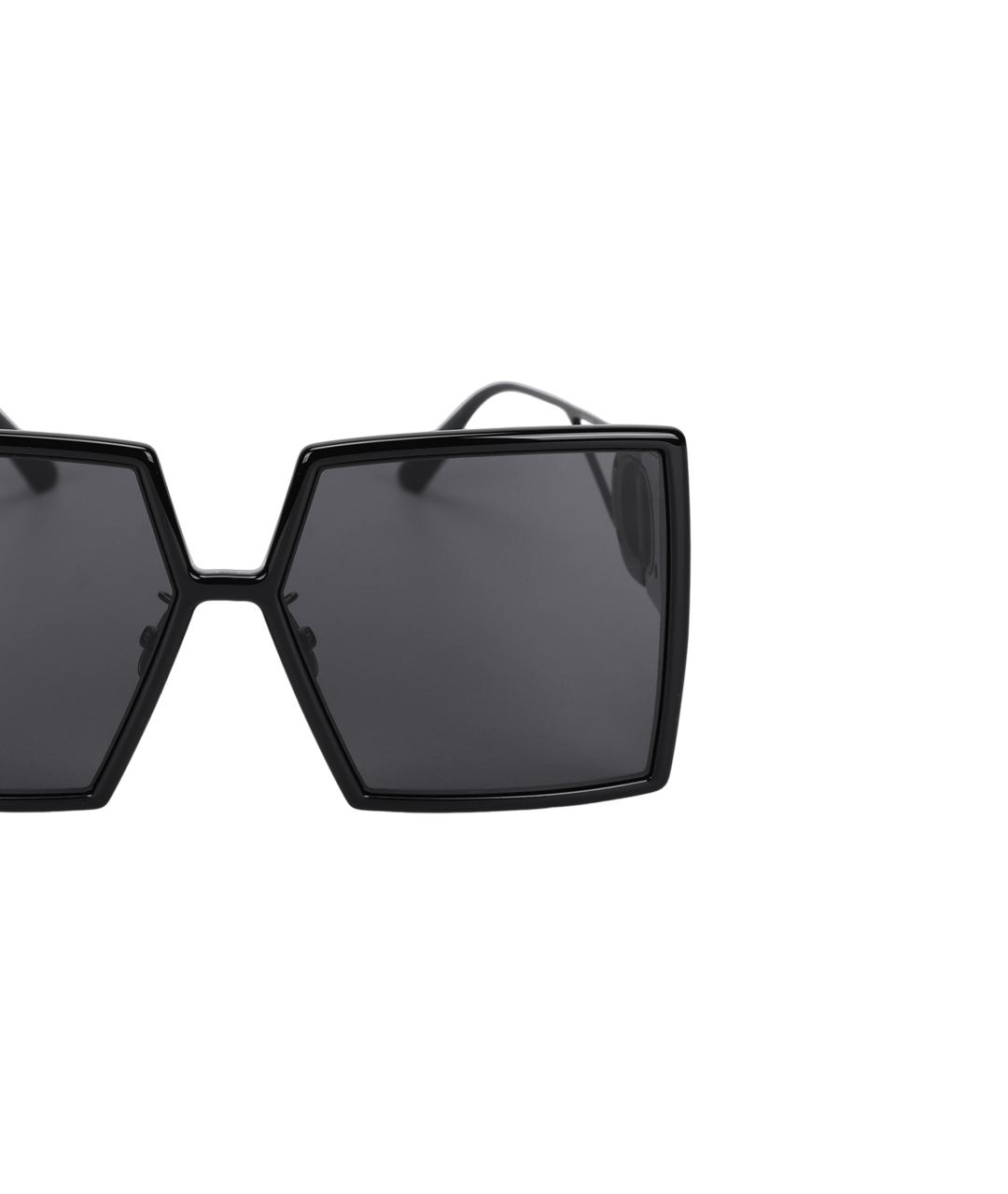 CHRISTIAN DIOR Черные пластиковые солнцезащитные очки, фото 5
