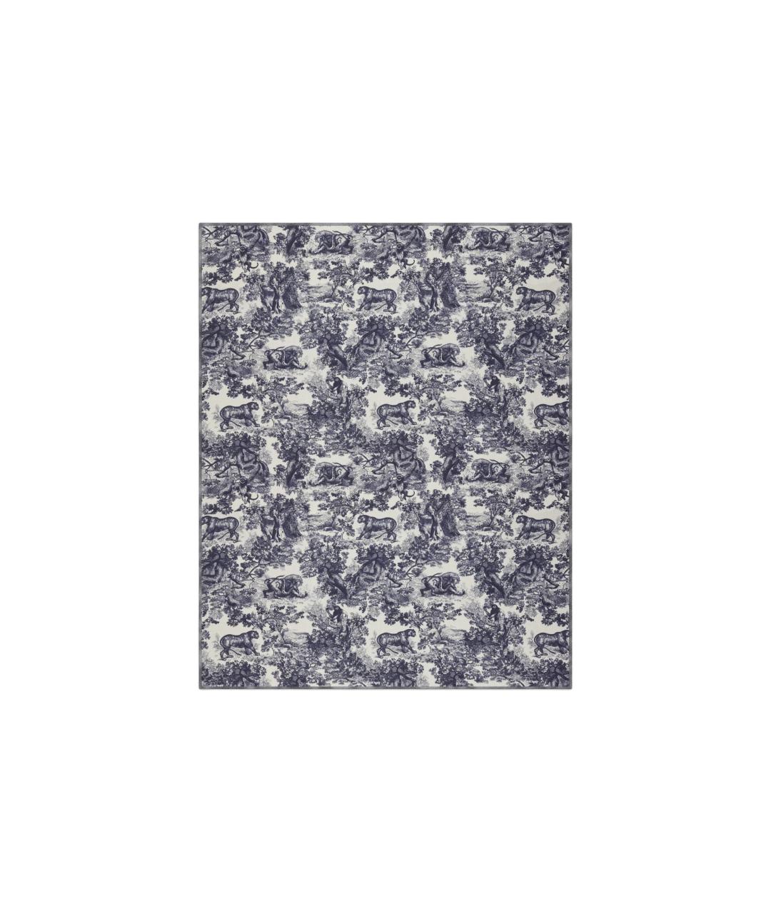 CHRISTIAN DIOR Темно-синий шарф, фото 3