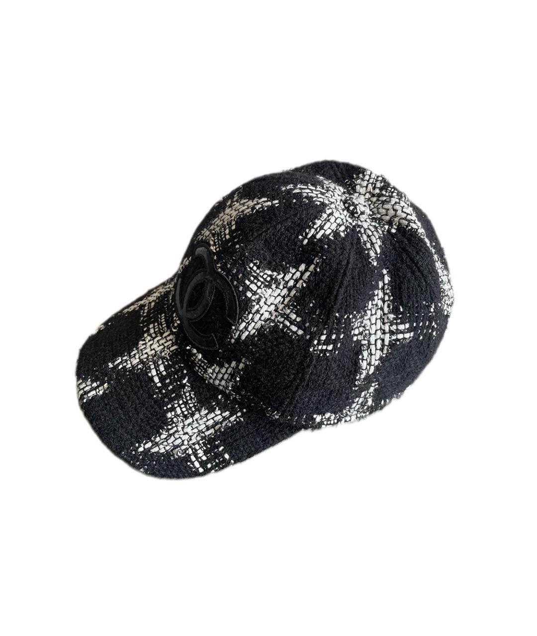 CHANEL Черная кепка, фото 2