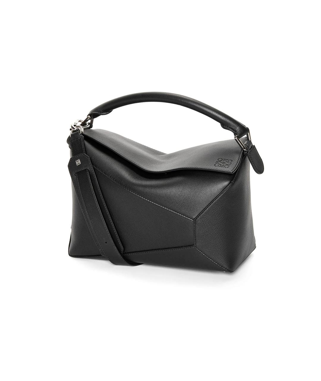 LOEWE Черная кожаная сумка через плечо, фото 6