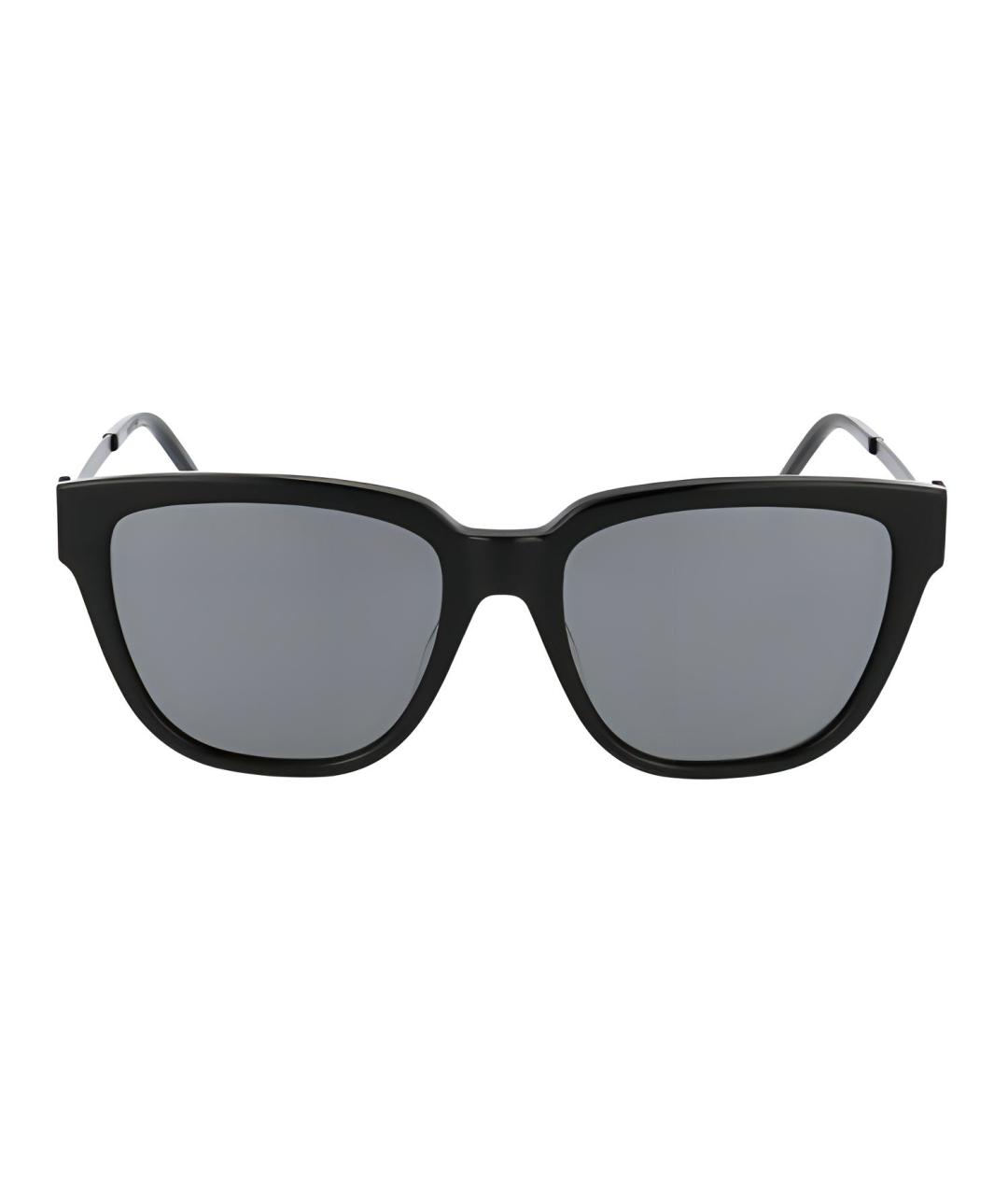 SAINT LAURENT Черные пластиковые солнцезащитные очки, фото 3