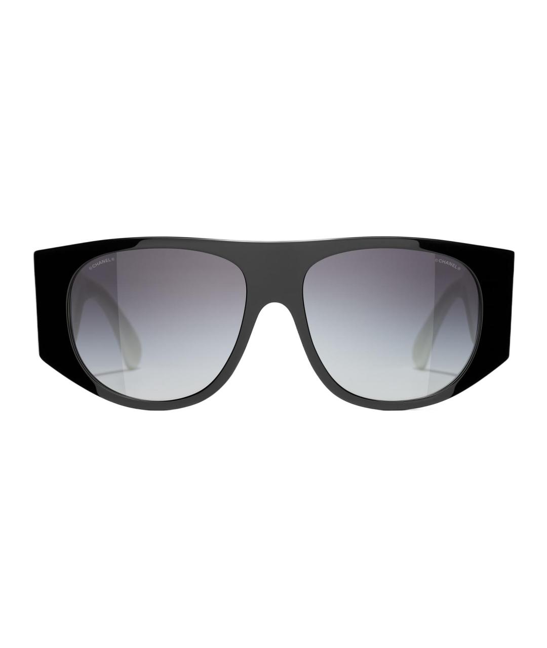 CHANEL Серые пластиковые солнцезащитные очки, фото 2