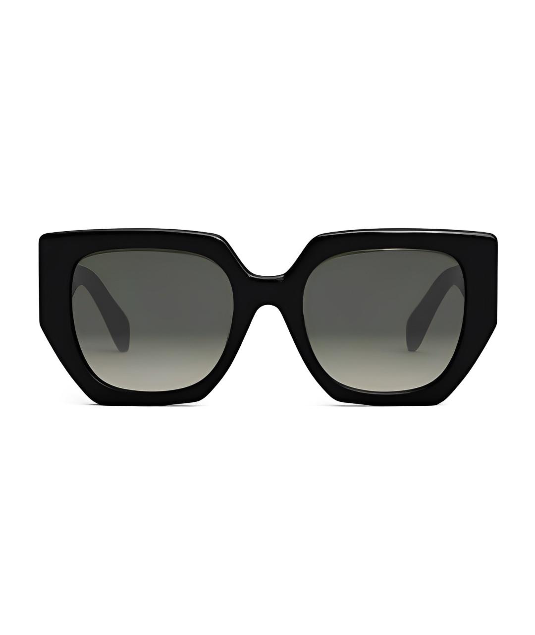 CELINE Черные пластиковые солнцезащитные очки, фото 2