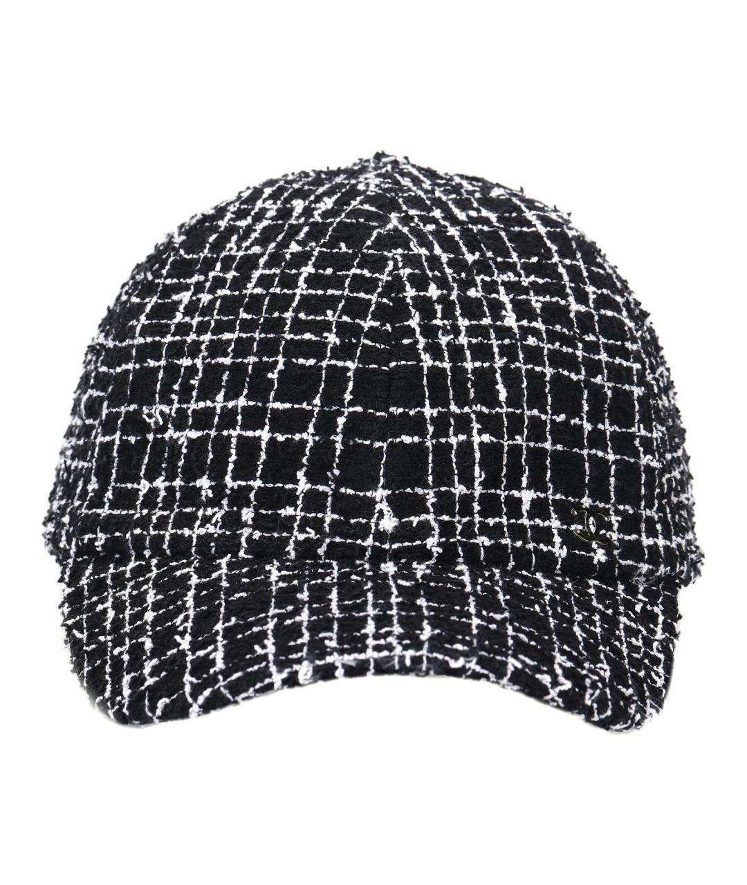 CHANEL Черная хлопковая кепка, фото 2