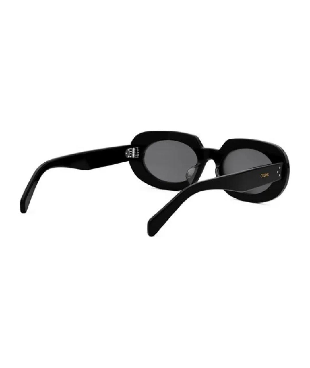 CELINE Черные пластиковые солнцезащитные очки, фото 4