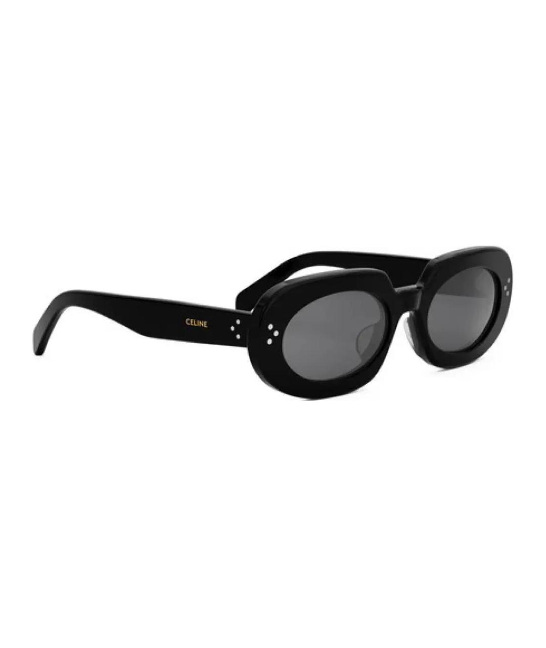 CELINE Черные пластиковые солнцезащитные очки, фото 3