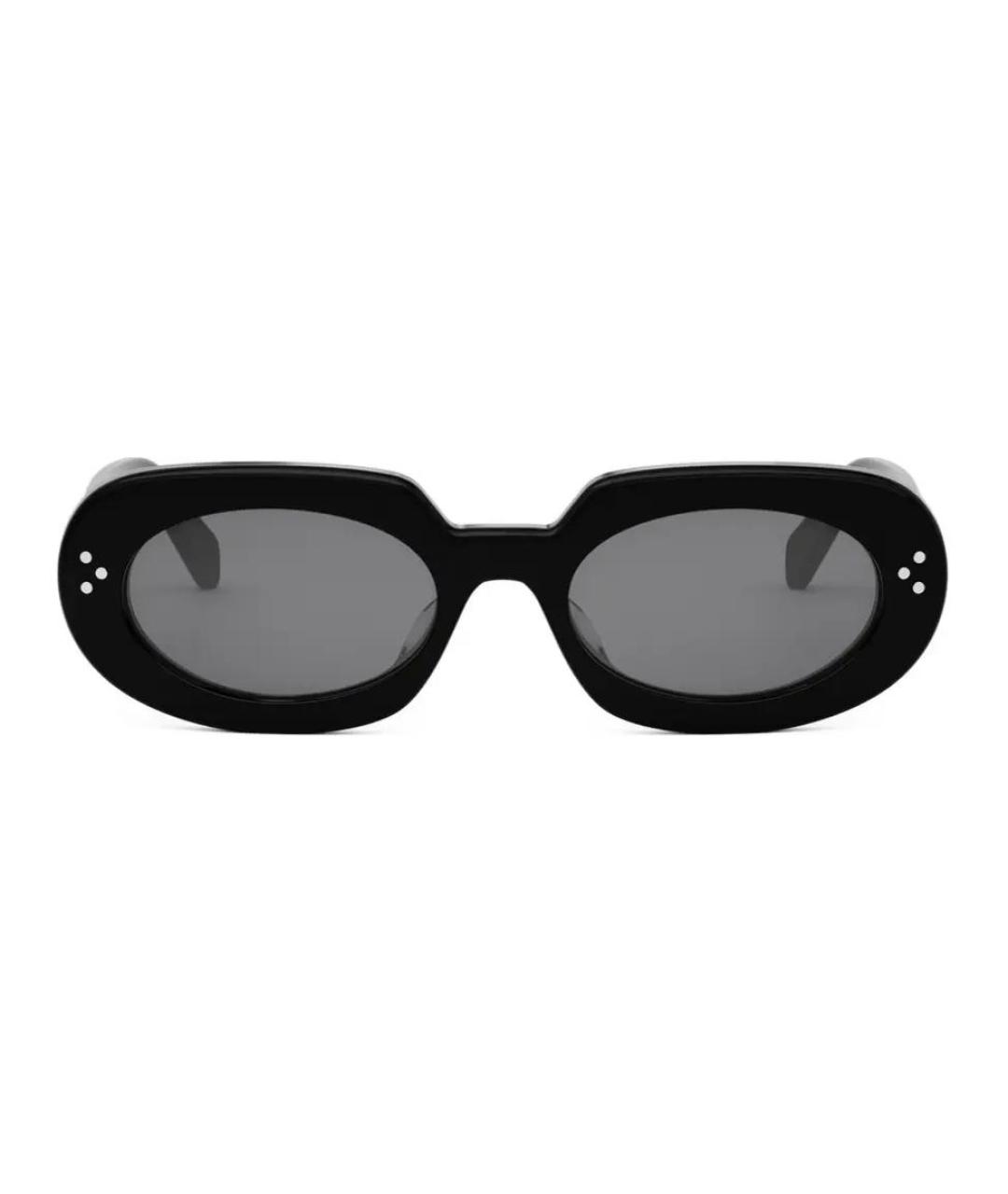 CELINE Черные пластиковые солнцезащитные очки, фото 2