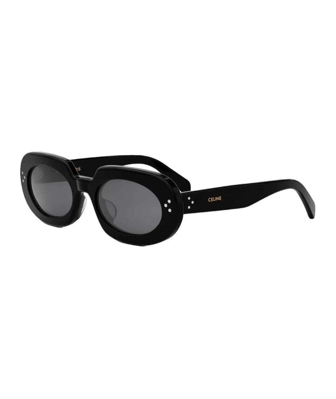 CELINE Черные пластиковые солнцезащитные очки, фото 1