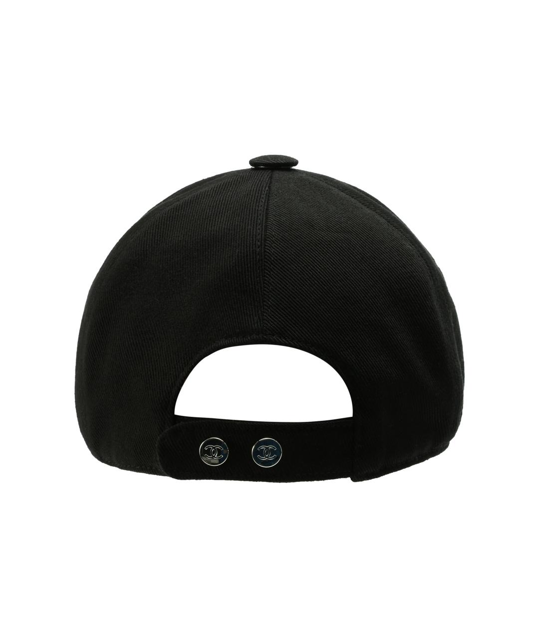 CHANEL Черная кепка, фото 4