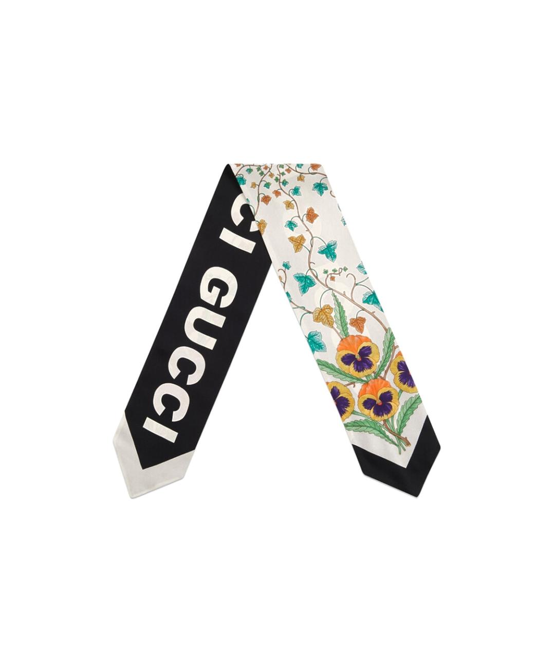 GUCCI Бежевый шарф, фото 2