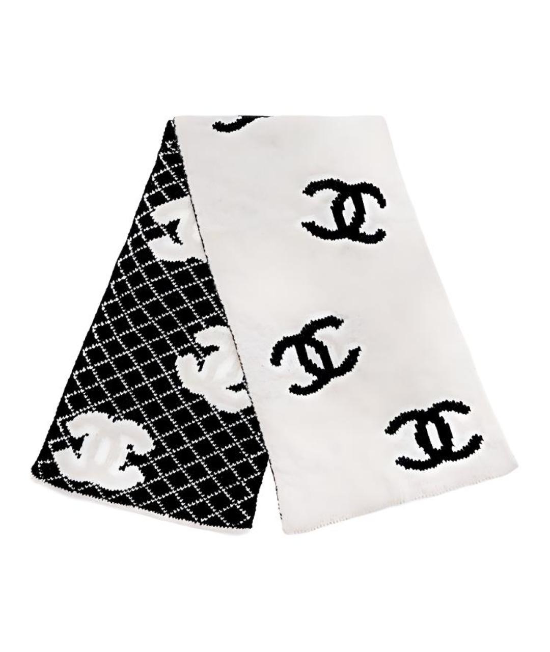 CHANEL Мульти шерстяной шарф, фото 3