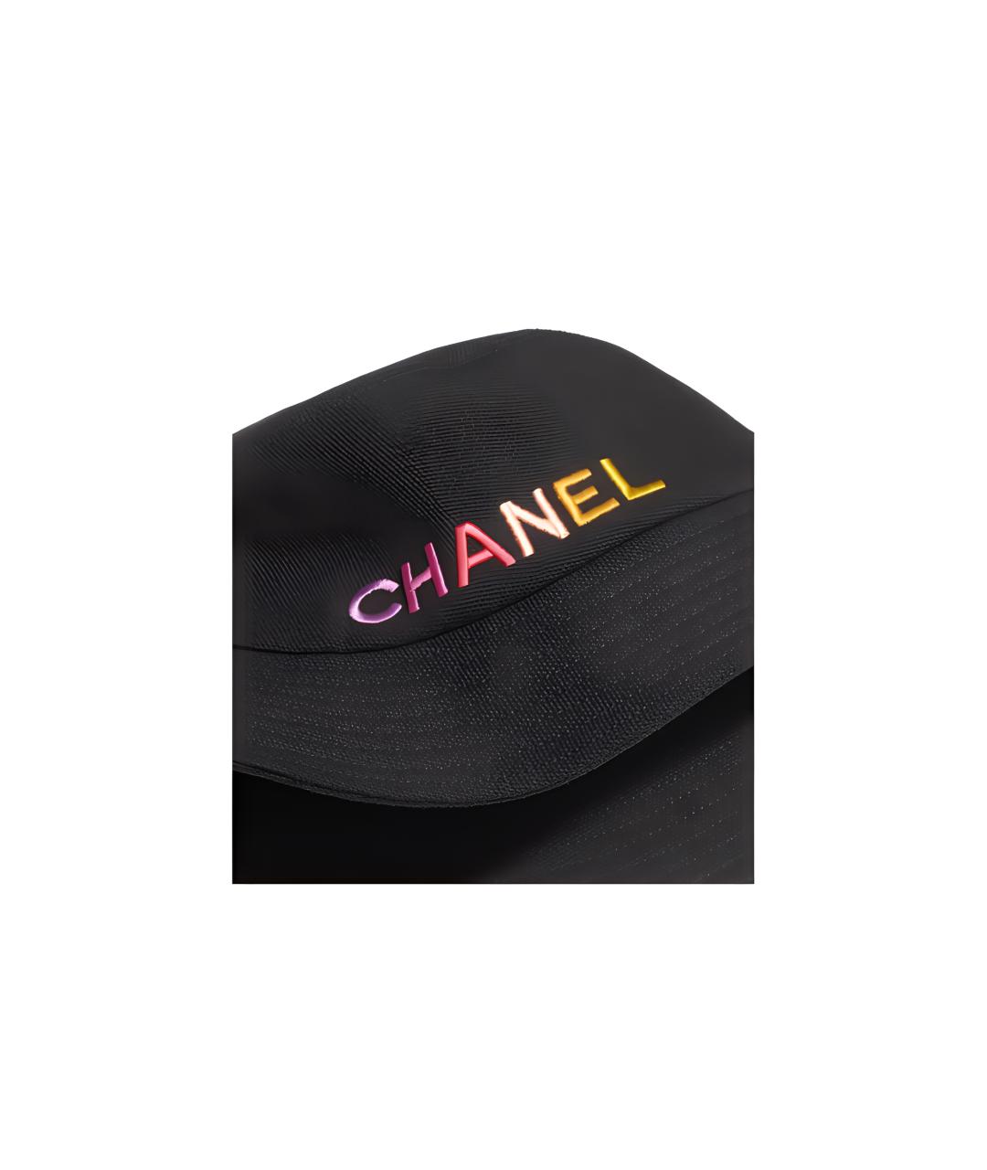 CHANEL Черная панама, фото 2