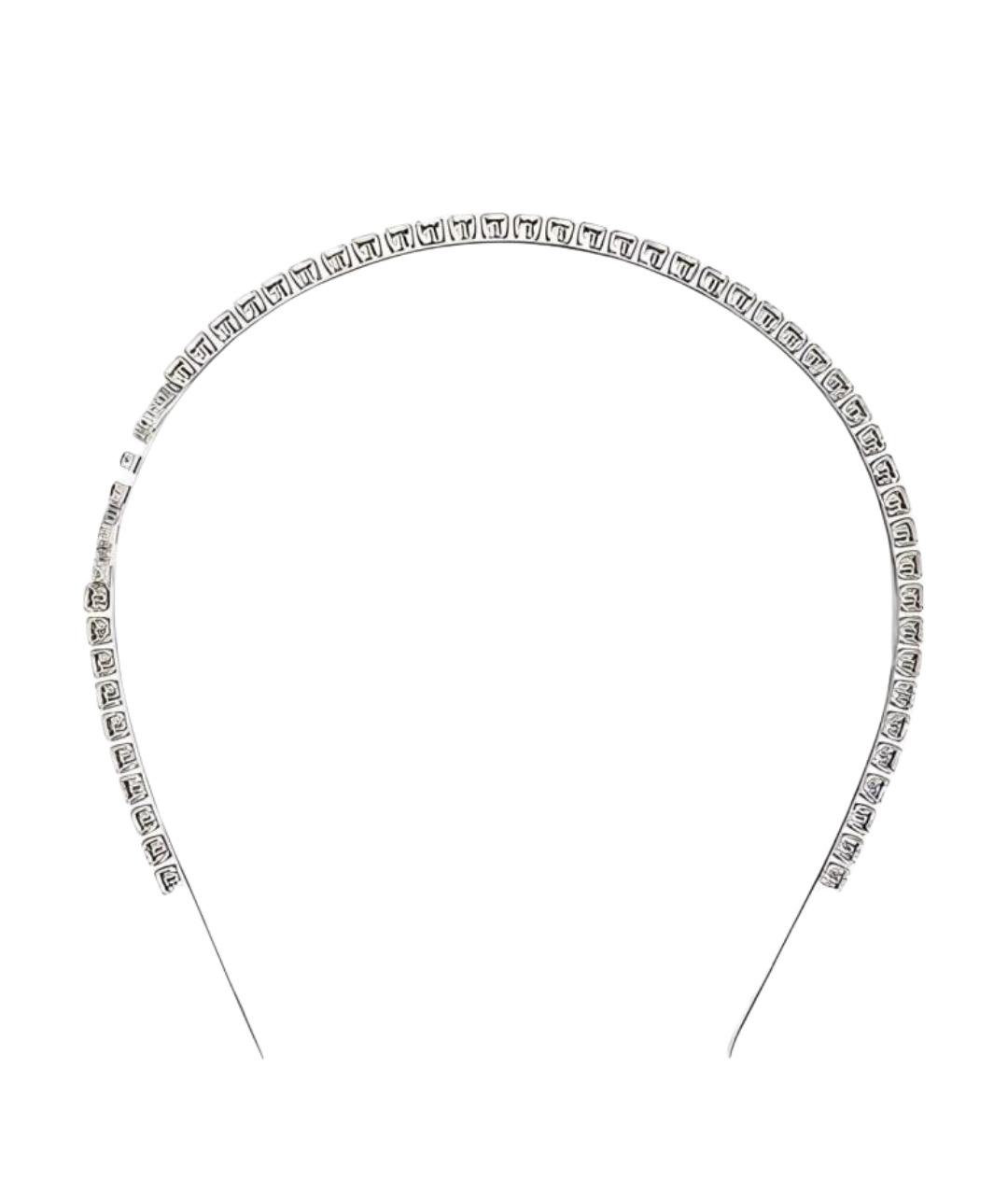 MIU MIU Серебрянный ободок, фото 1