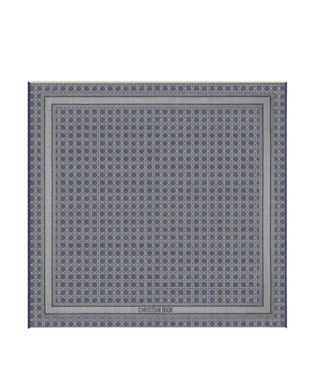 CHRISTIAN DIOR Синий шарф, фото 1