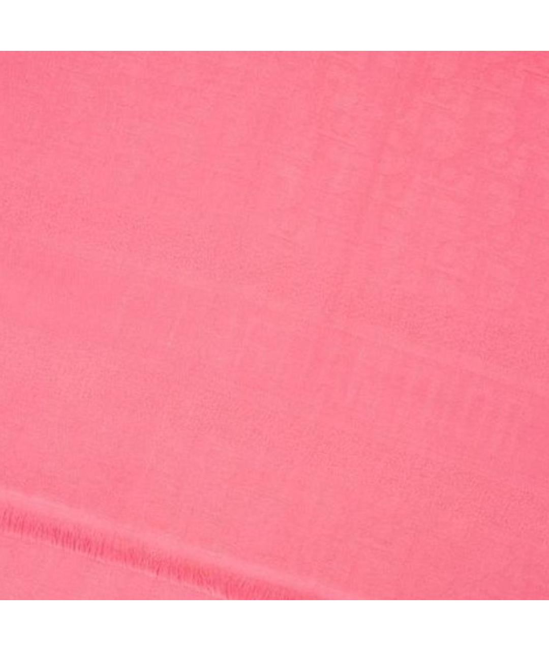 CHRISTIAN DIOR Розовый шарф, фото 2