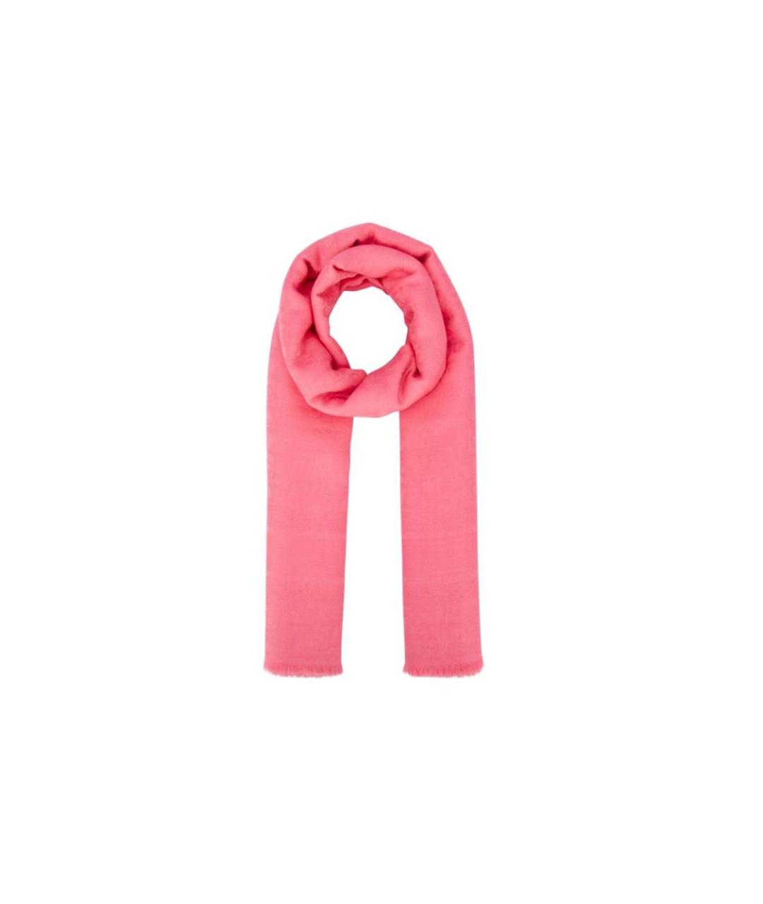 CHRISTIAN DIOR Розовый шарф, фото 4