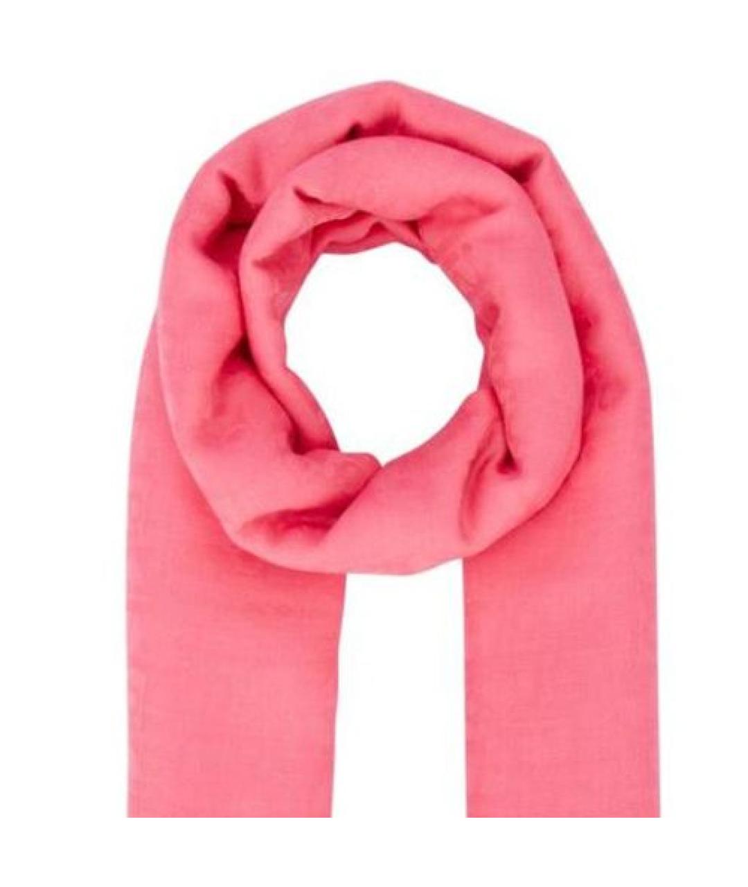 CHRISTIAN DIOR Розовый шарф, фото 3