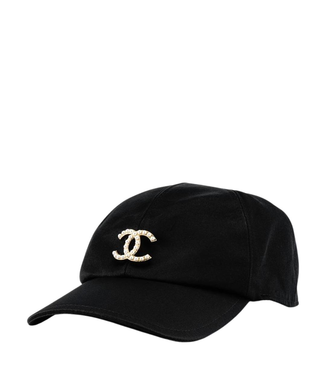 CHANEL Черная кепка, фото 1