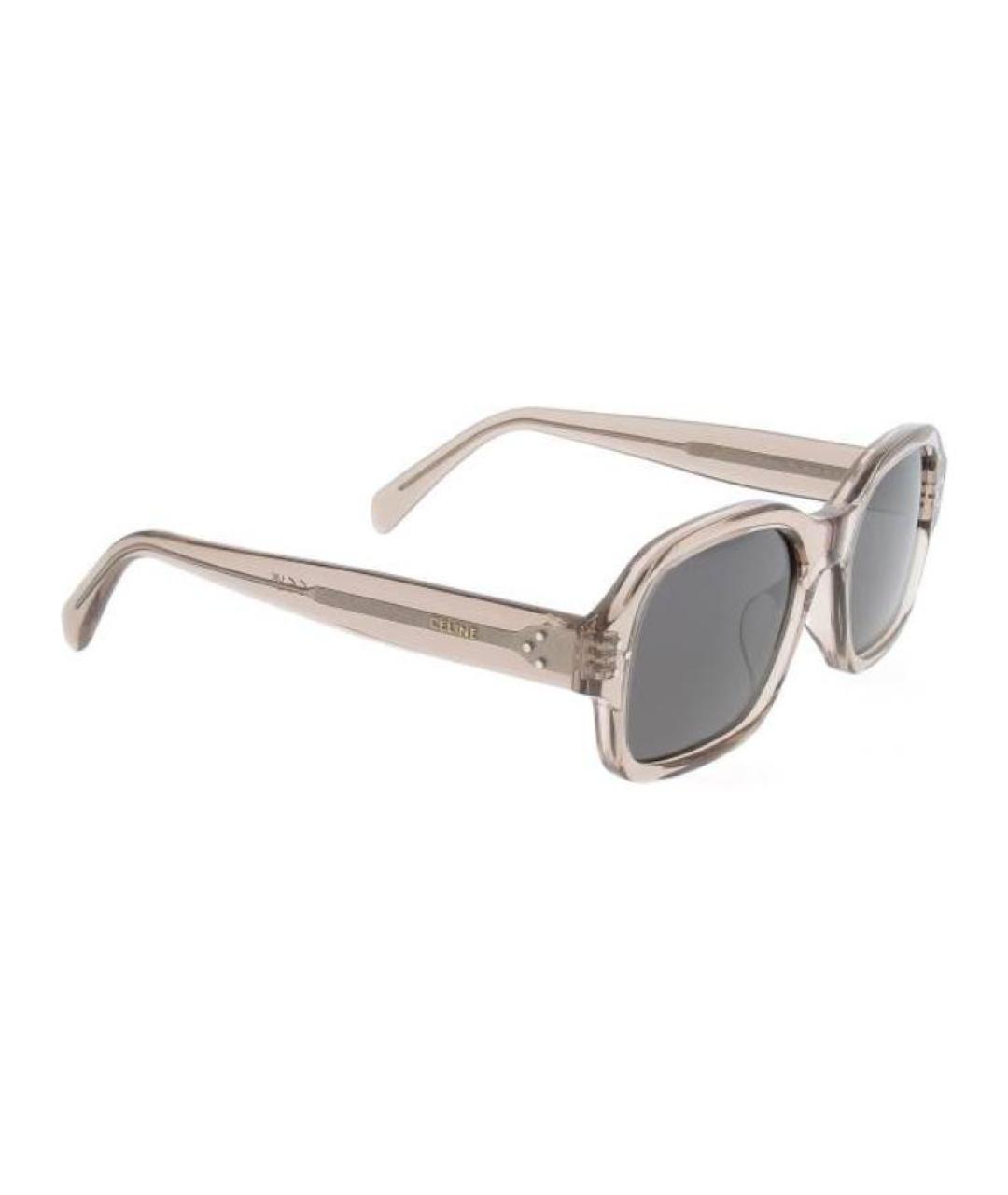 CELINE Серые пластиковые солнцезащитные очки, фото 3