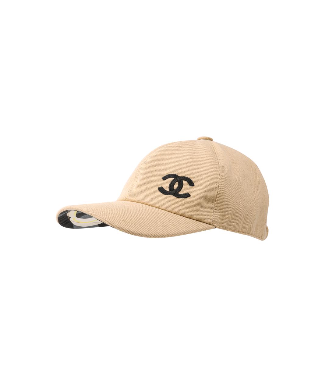 CHANEL Бежевая кепка, фото 6