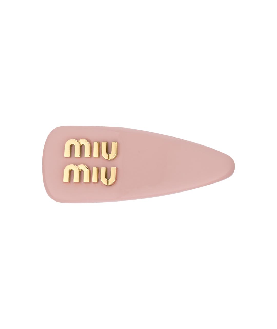 MIU MIU Розовая заколка, фото 1