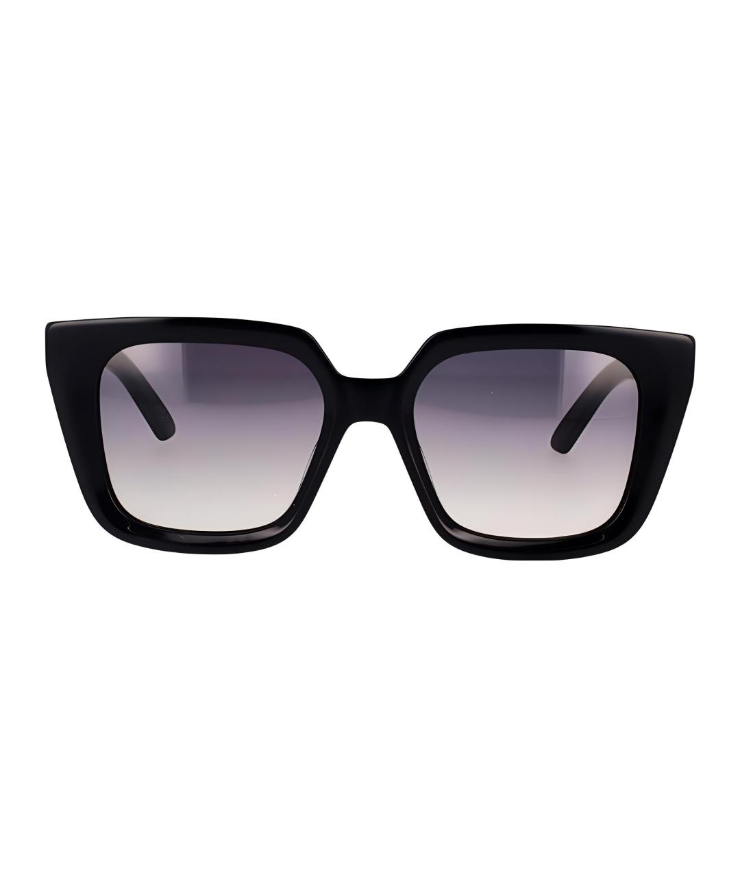 CHRISTIAN DIOR Черные пластиковые солнцезащитные очки, фото 2