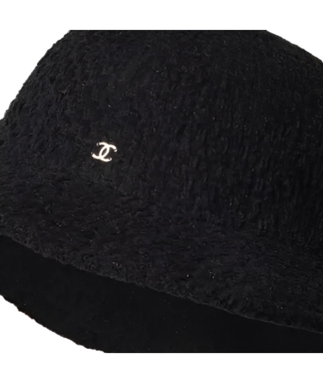 CHANEL Черная панама, фото 2