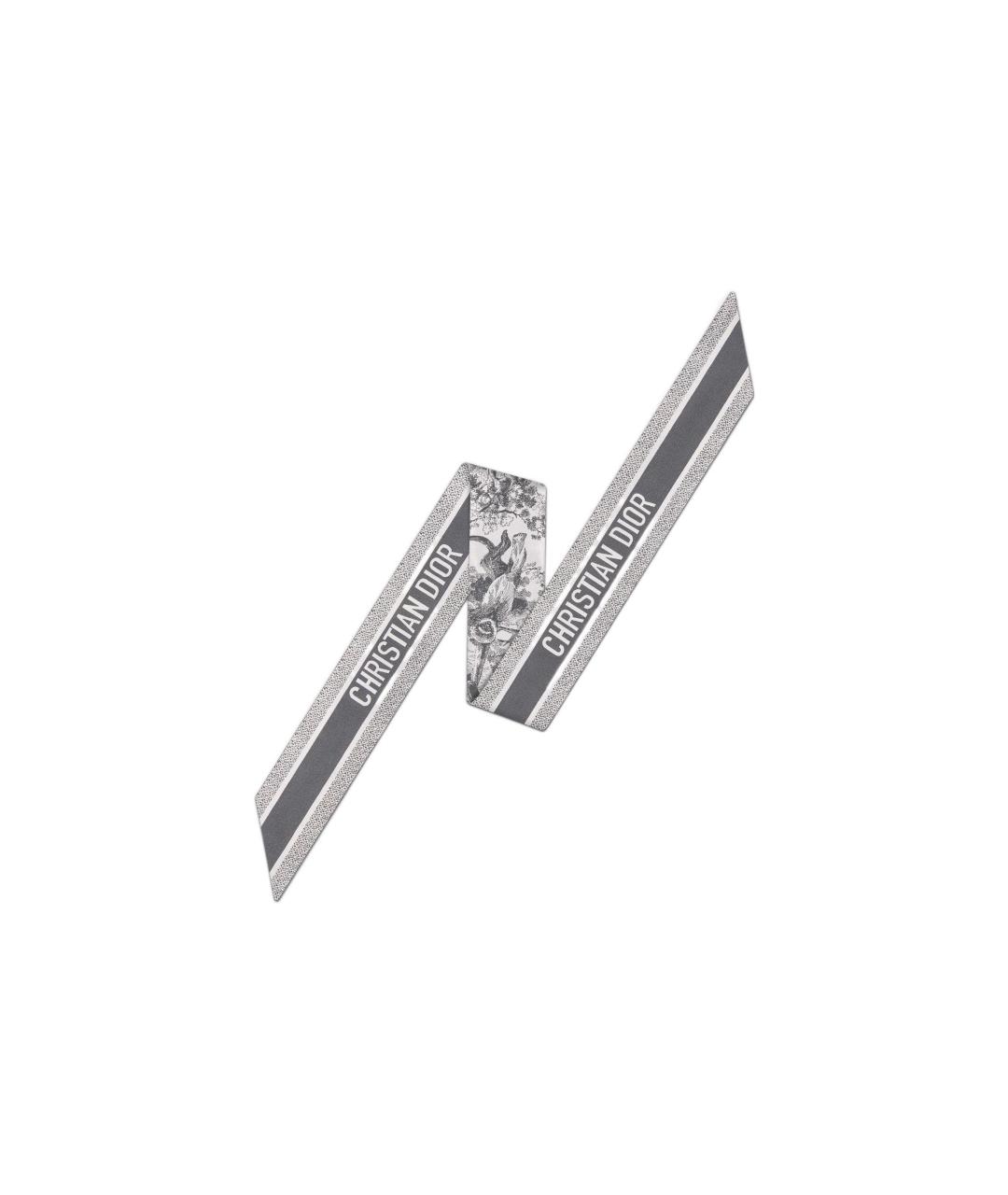 CHRISTIAN DIOR Мульти шелковый шарф, фото 2