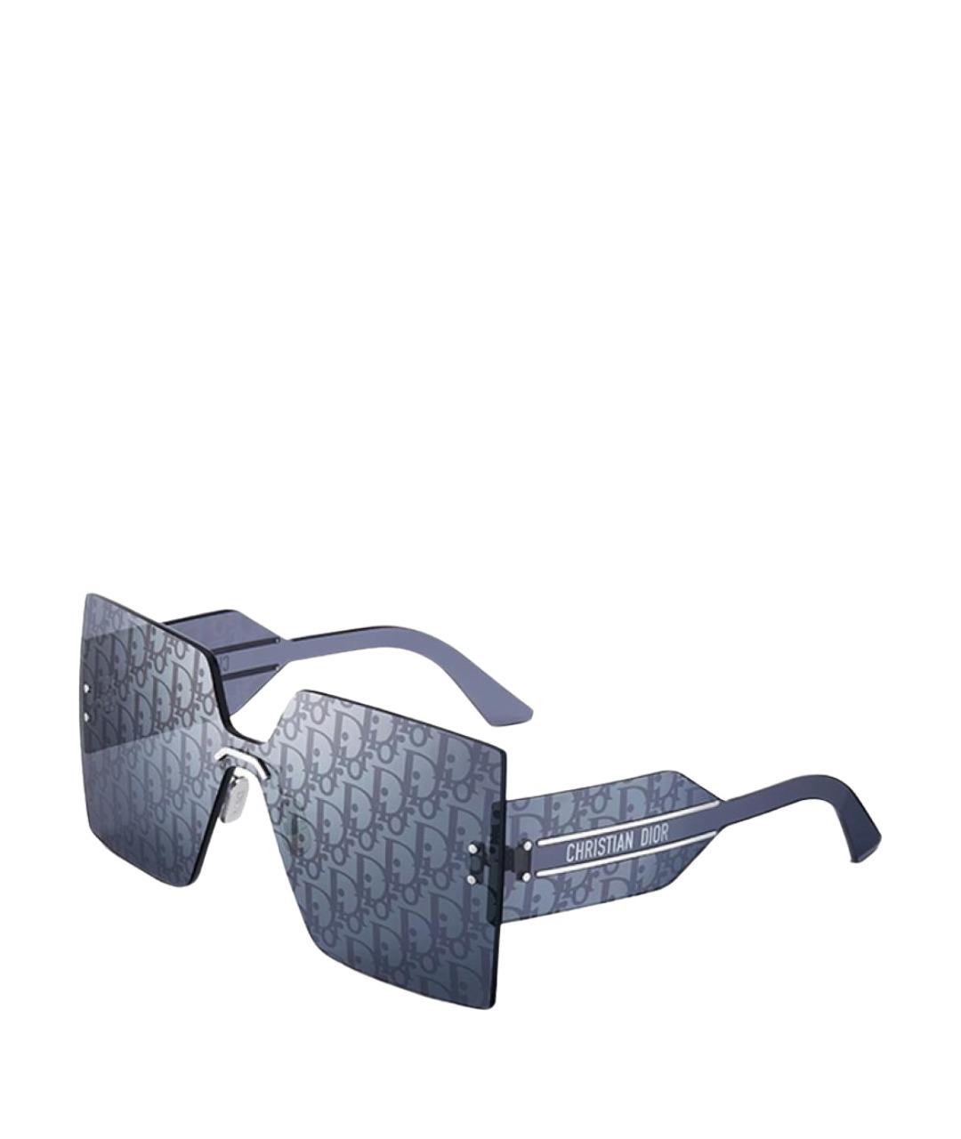 CHRISTIAN DIOR Синие пластиковые солнцезащитные очки, фото 1