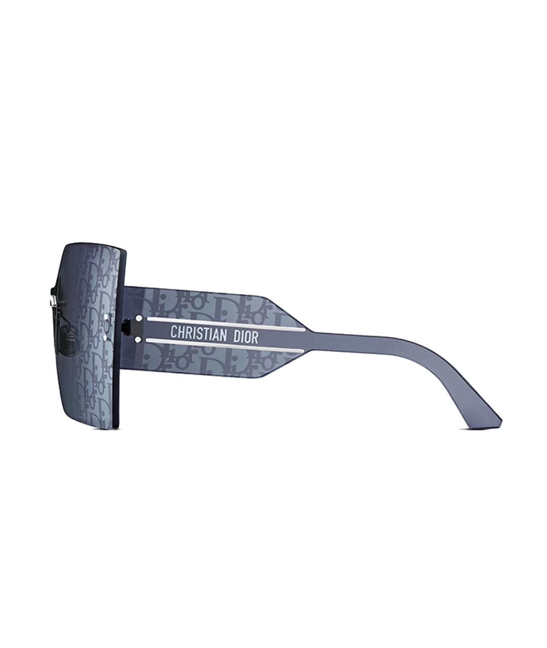 CHRISTIAN DIOR Синие пластиковые солнцезащитные очки, фото 2