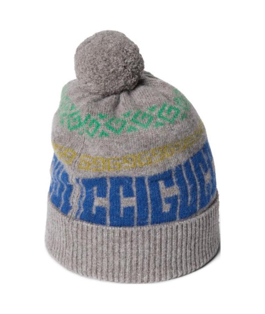 GUCCI Серая шапка, фото 3