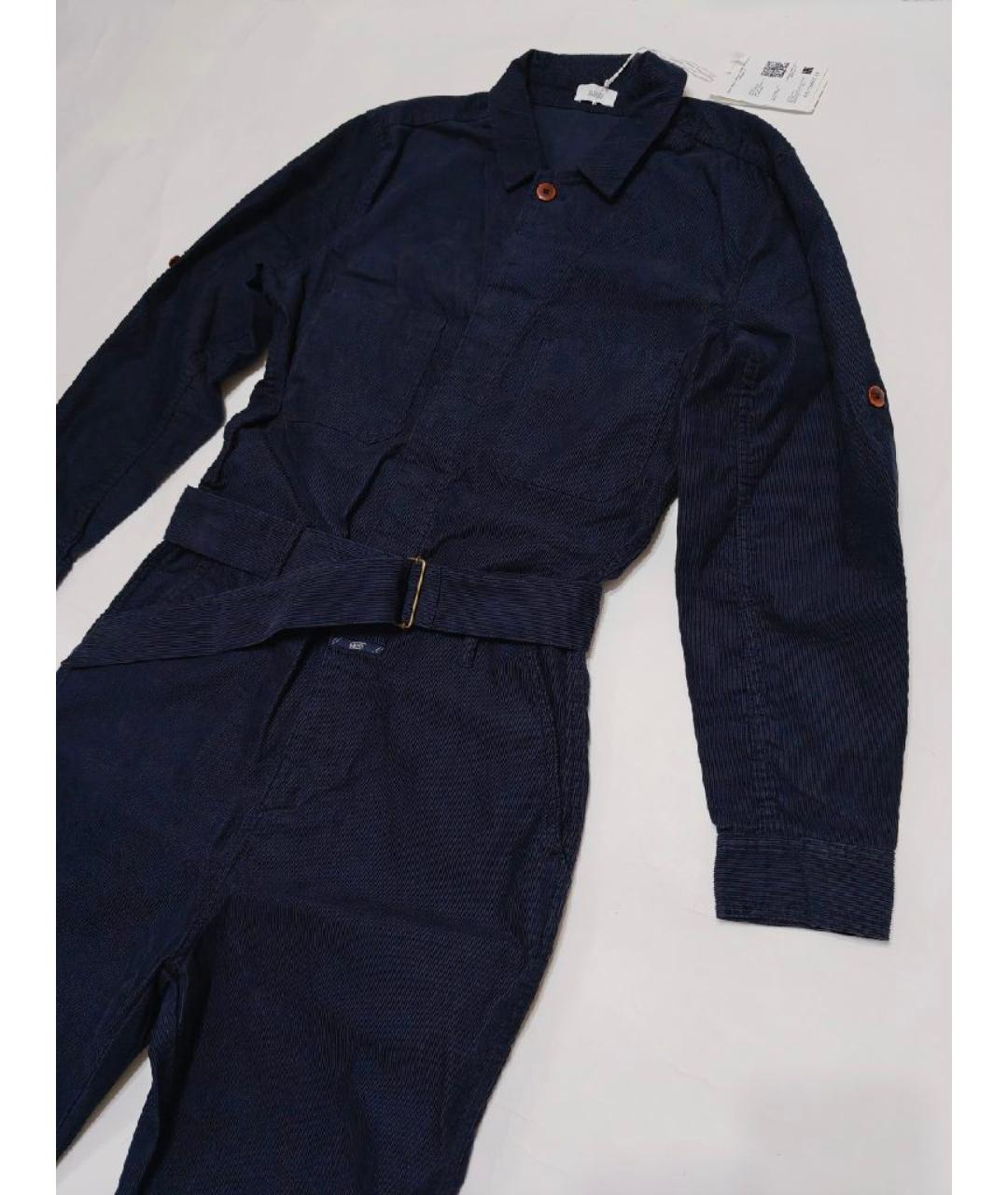 CLOSED Темно-синий хлопковый комбинезон, фото 4