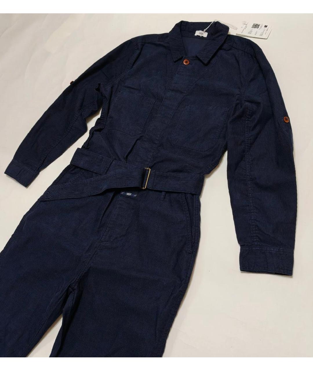 CLOSED Темно-синий хлопковый комбинезон, фото 3