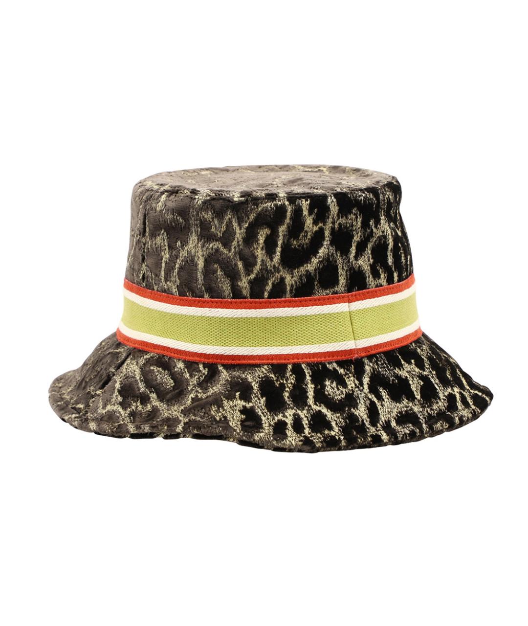 CHRISTIAN DIOR Коричневая хлопковая панама, фото 3