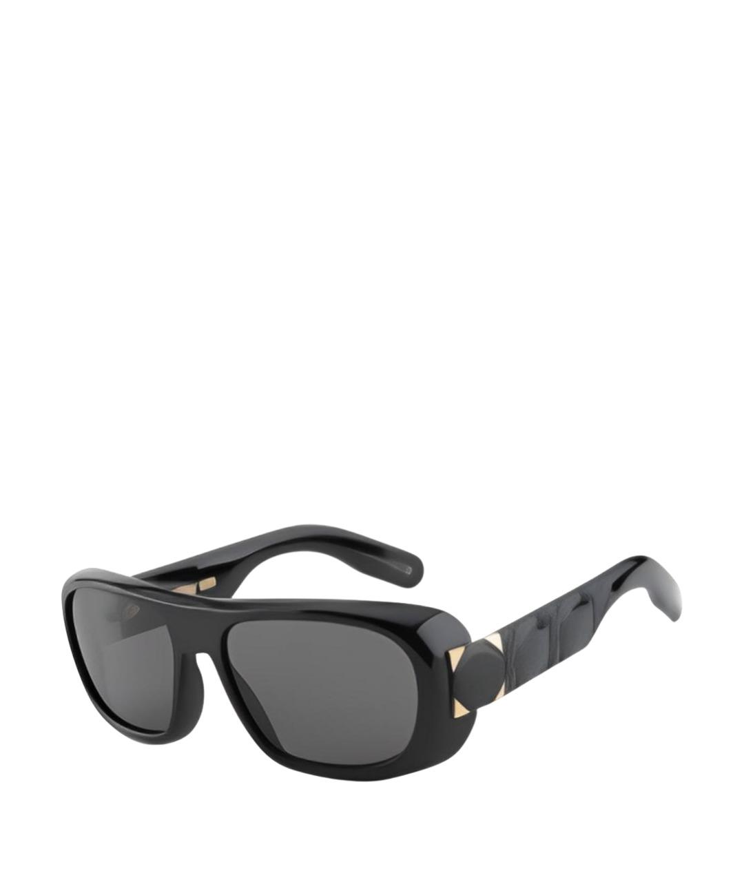 CHRISTIAN DIOR Черные пластиковые солнцезащитные очки, фото 1