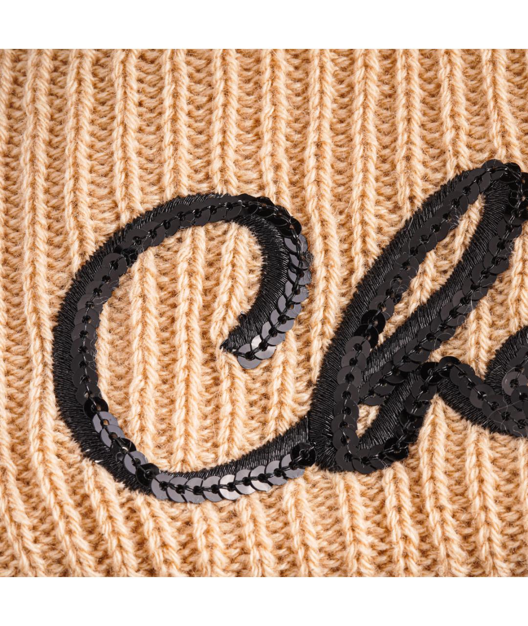 CHANEL Бежевая кашемировая шапка, фото 3