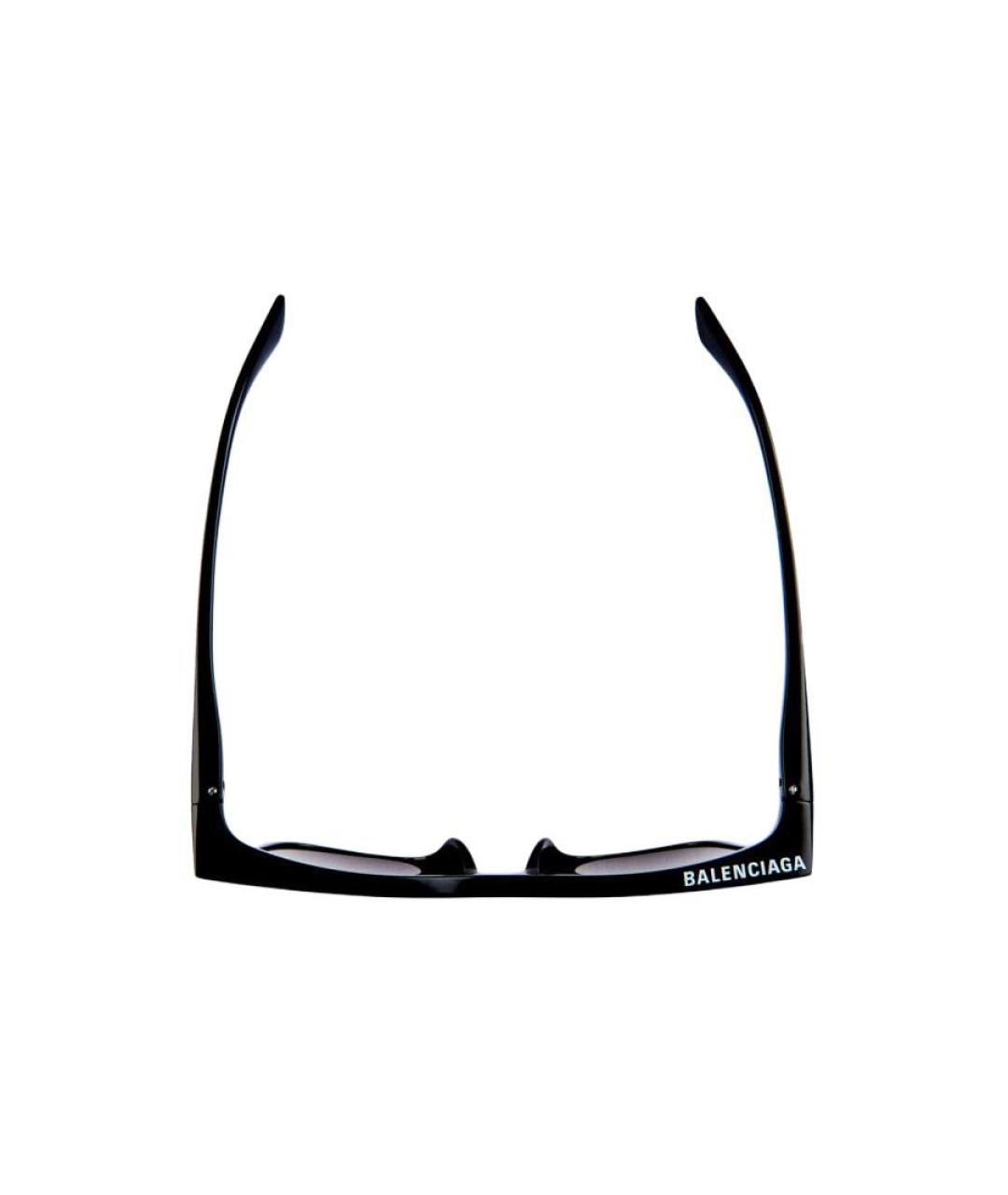 BALENCIAGA Черные пластиковые солнцезащитные очки, фото 5