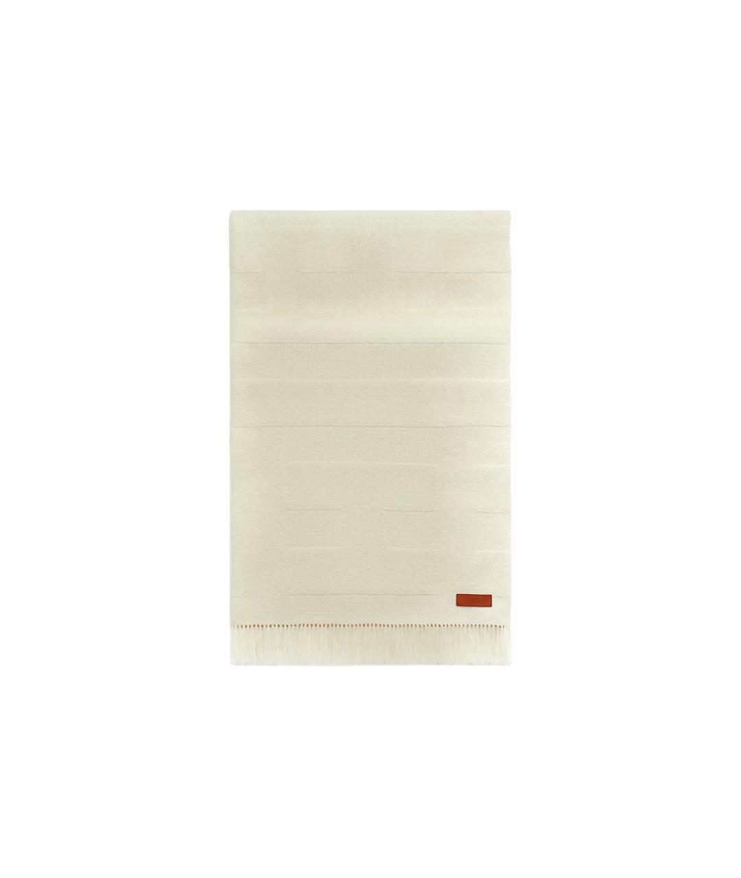 HERMES Бежевый шарф, фото 3