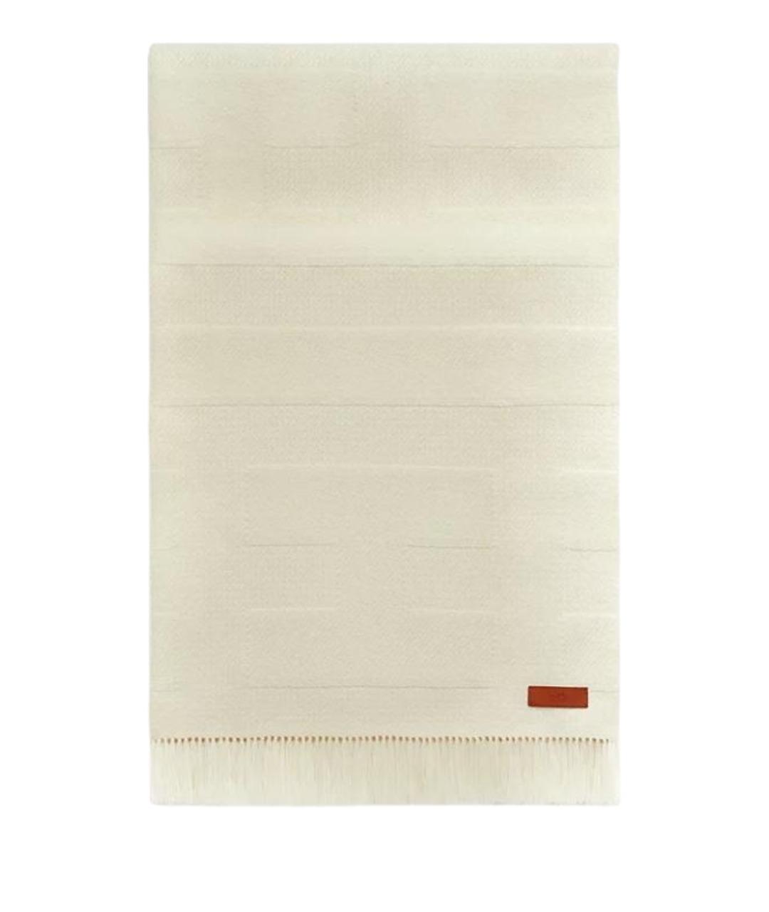 HERMES Бежевый шарф, фото 1