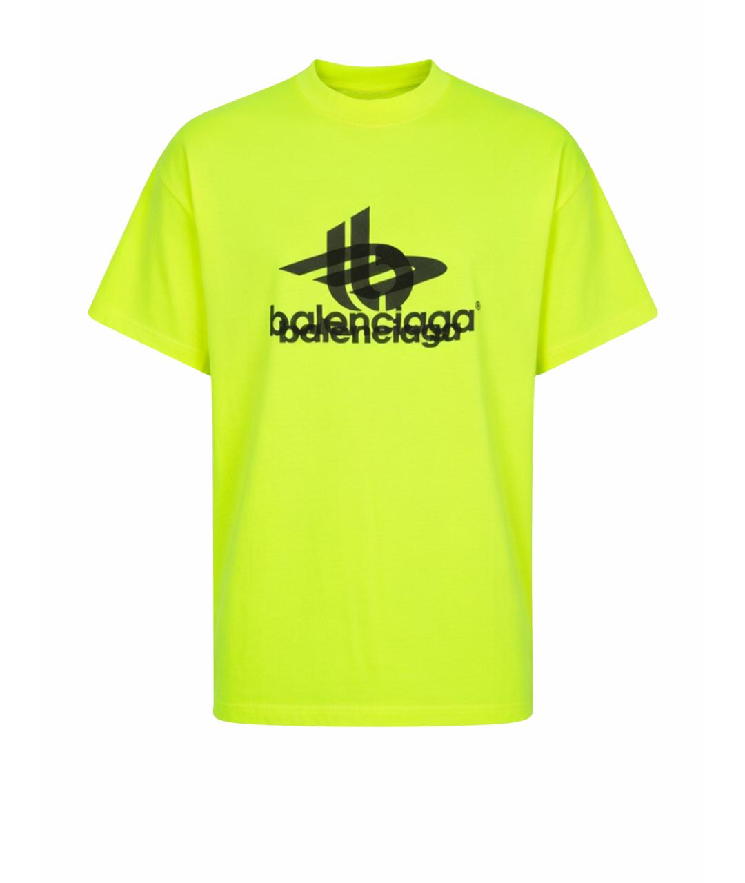 BALENCIAGA Зеленая футболка, фото 1