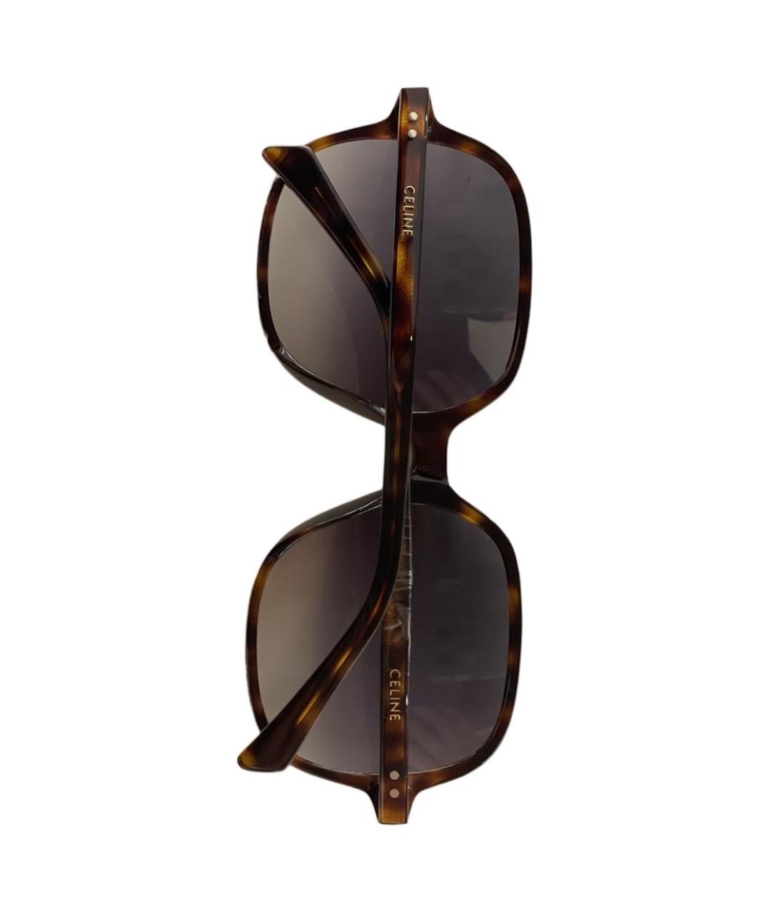 CELINE Черные металлические солнцезащитные очки, фото 2