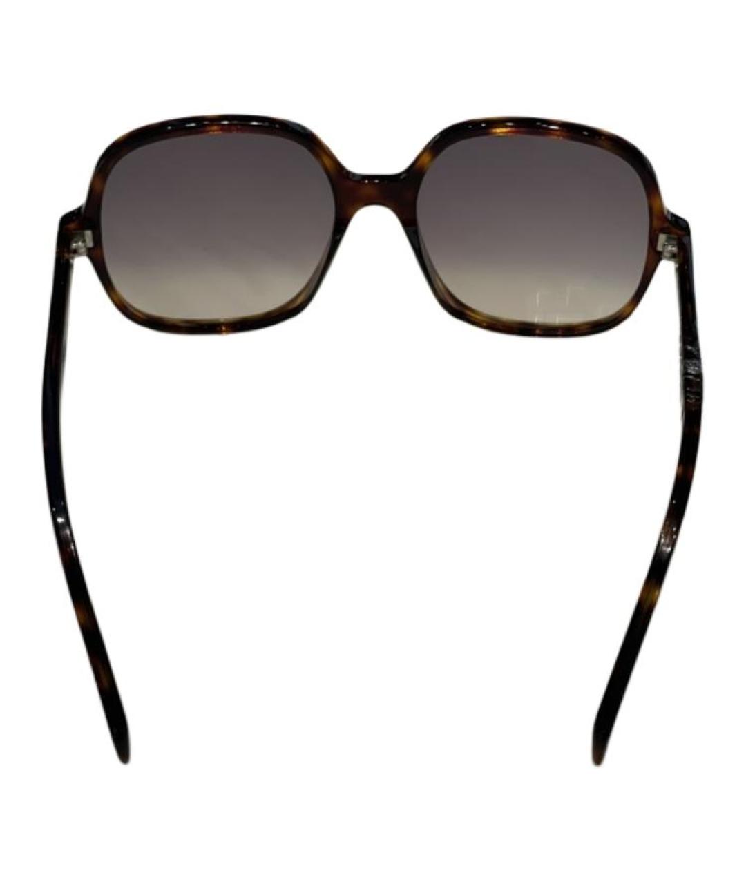 CELINE Черные металлические солнцезащитные очки, фото 3