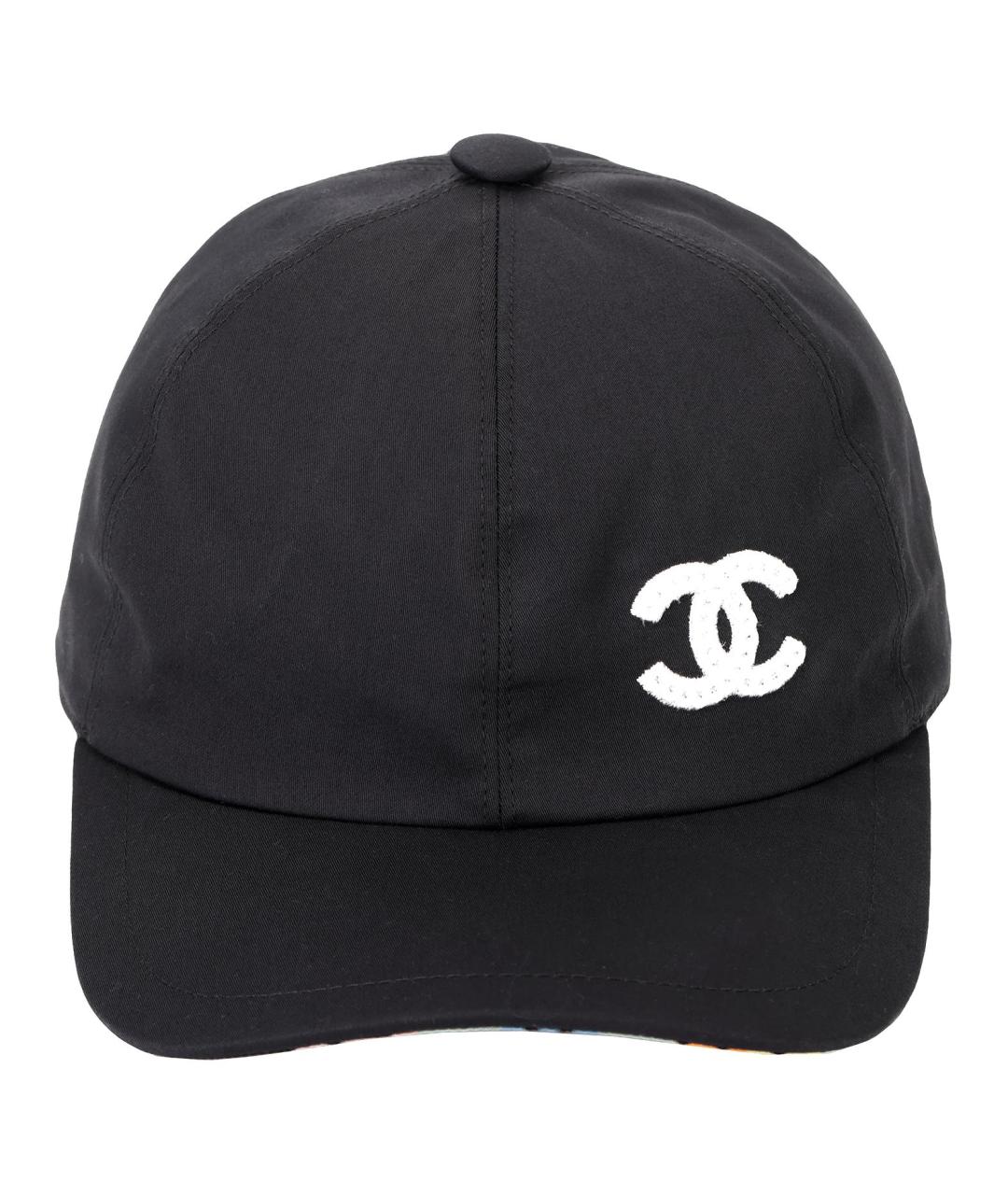 CHANEL Черная кепка, фото 2