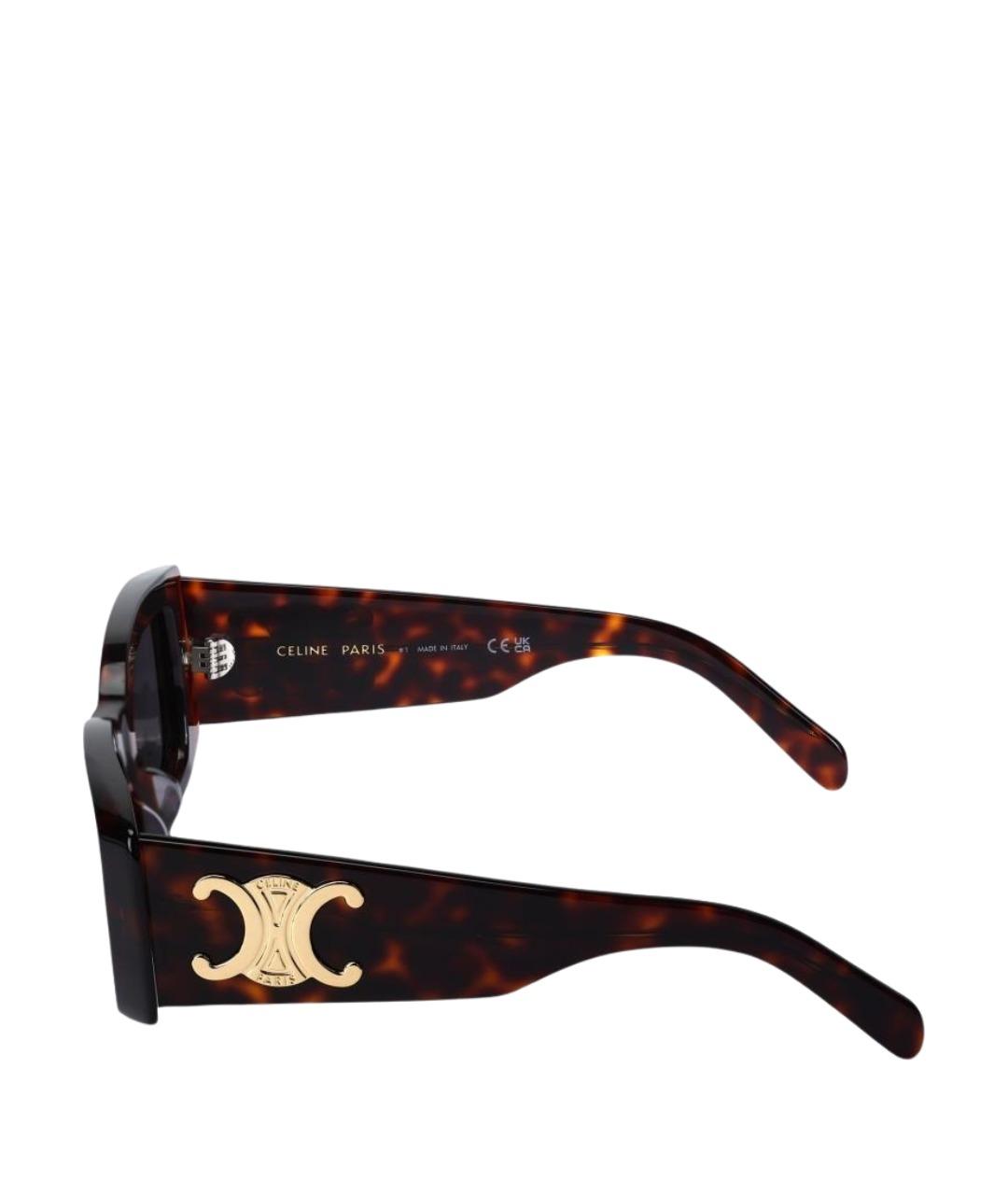 CELINE Черные пластиковые солнцезащитные очки, фото 2