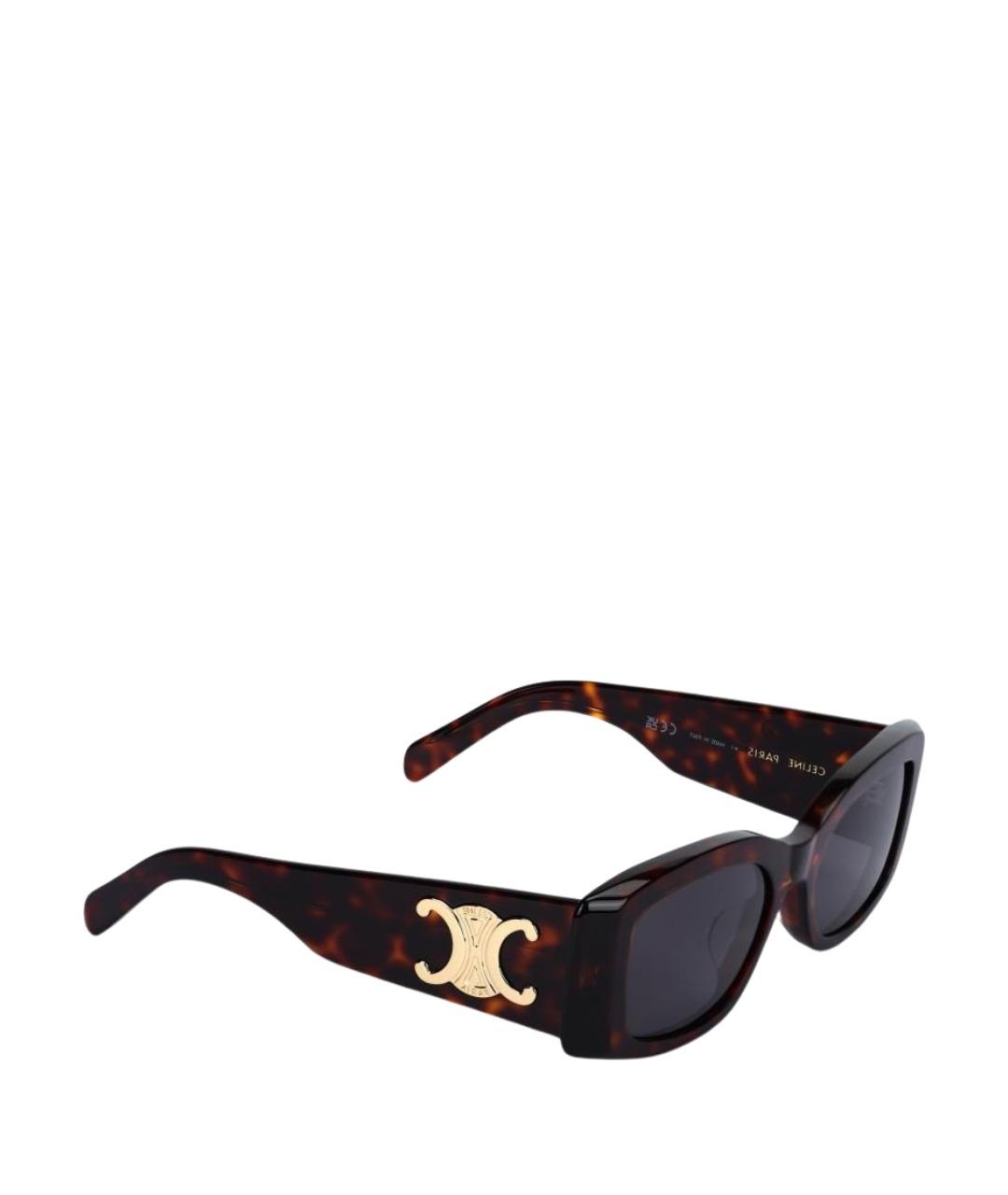CELINE Черные пластиковые солнцезащитные очки, фото 1