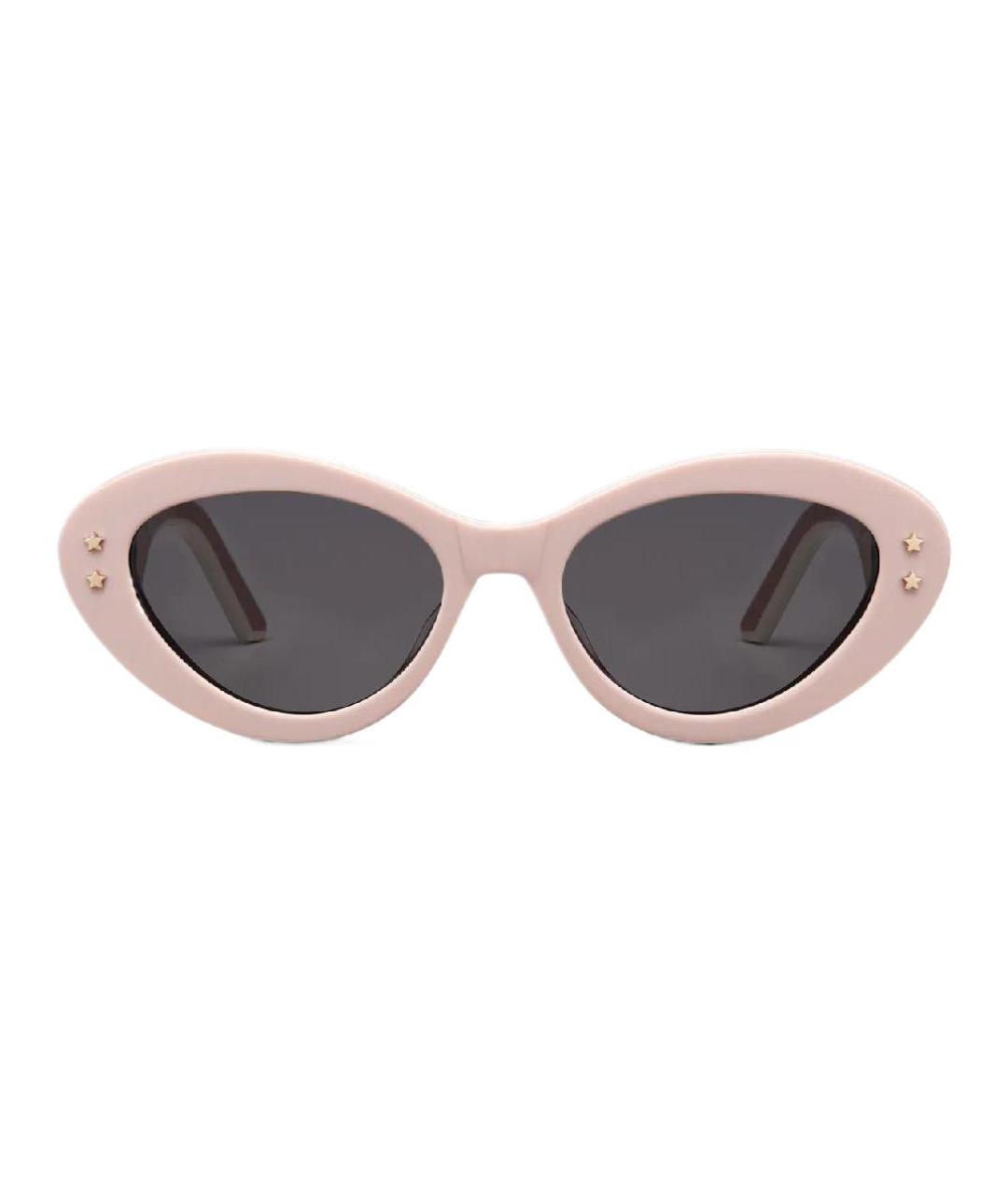 CHRISTIAN DIOR Розовые пластиковые солнцезащитные очки, фото 2